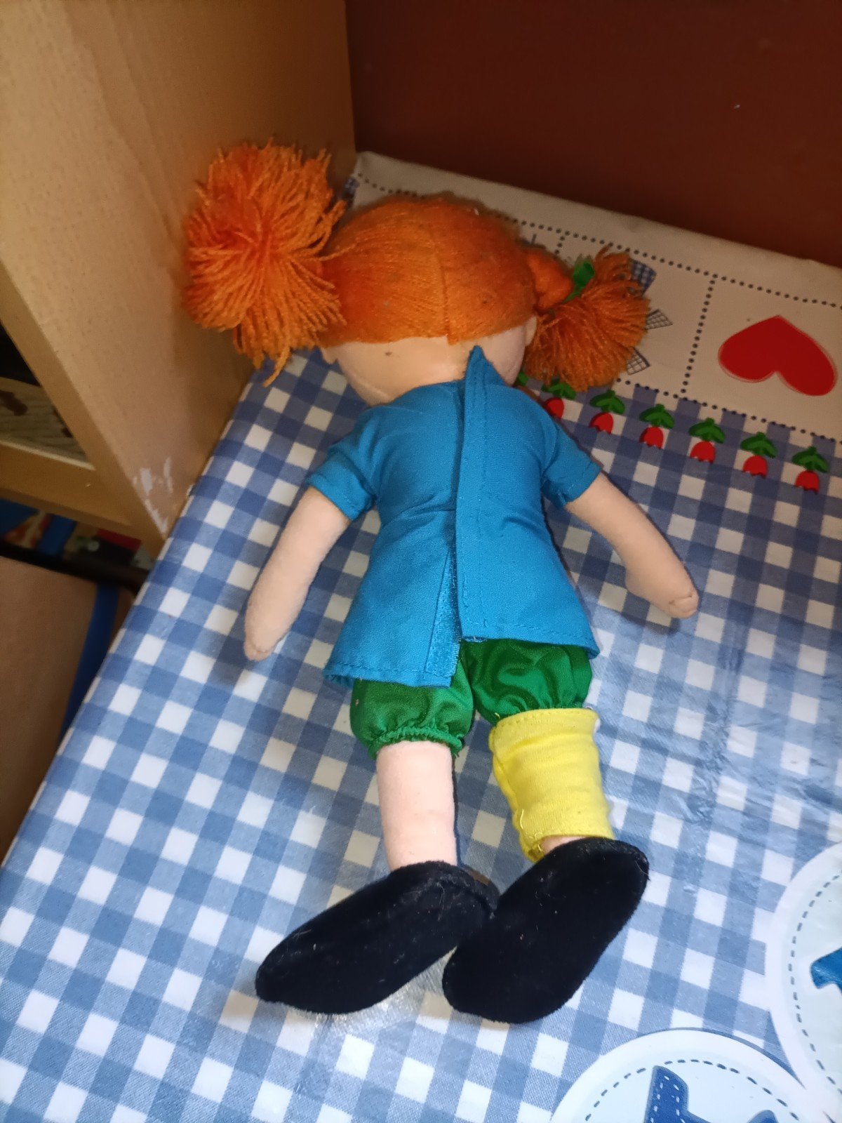 Pipi Langkous knuffel Micky, Ophalen of Verzenden, Zo goed als nieuw, Overige typen