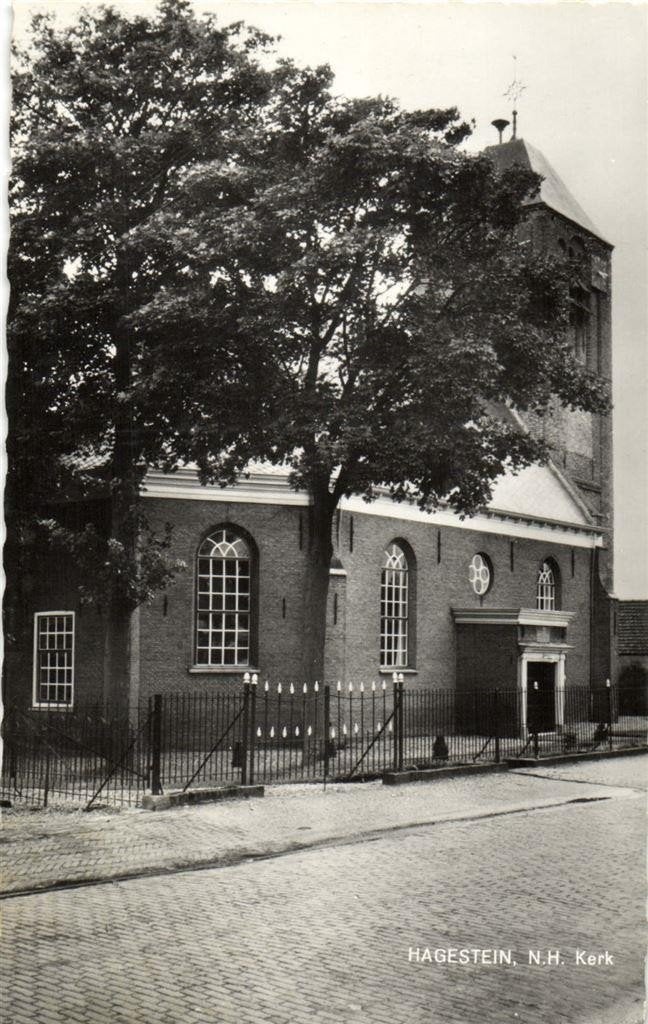 Hagestein, N.H. Kerk - 1965 gelopen, Ophalen of Verzenden, 1960 tot 1980, Gelopen, Utrecht