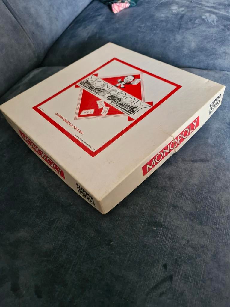 Monopoly Clipper Ref.nr 01.0601 jaren 70 - Compleet, Vijf spelers of meer, Ophalen, Zo goed als nieuw, Clipper