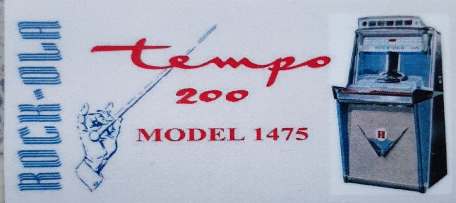 Rock-Ola Tempo 1- 200 vintage, Ophalen of Verzenden, Gebruikt, 1950 tot 1960, Rock Ola