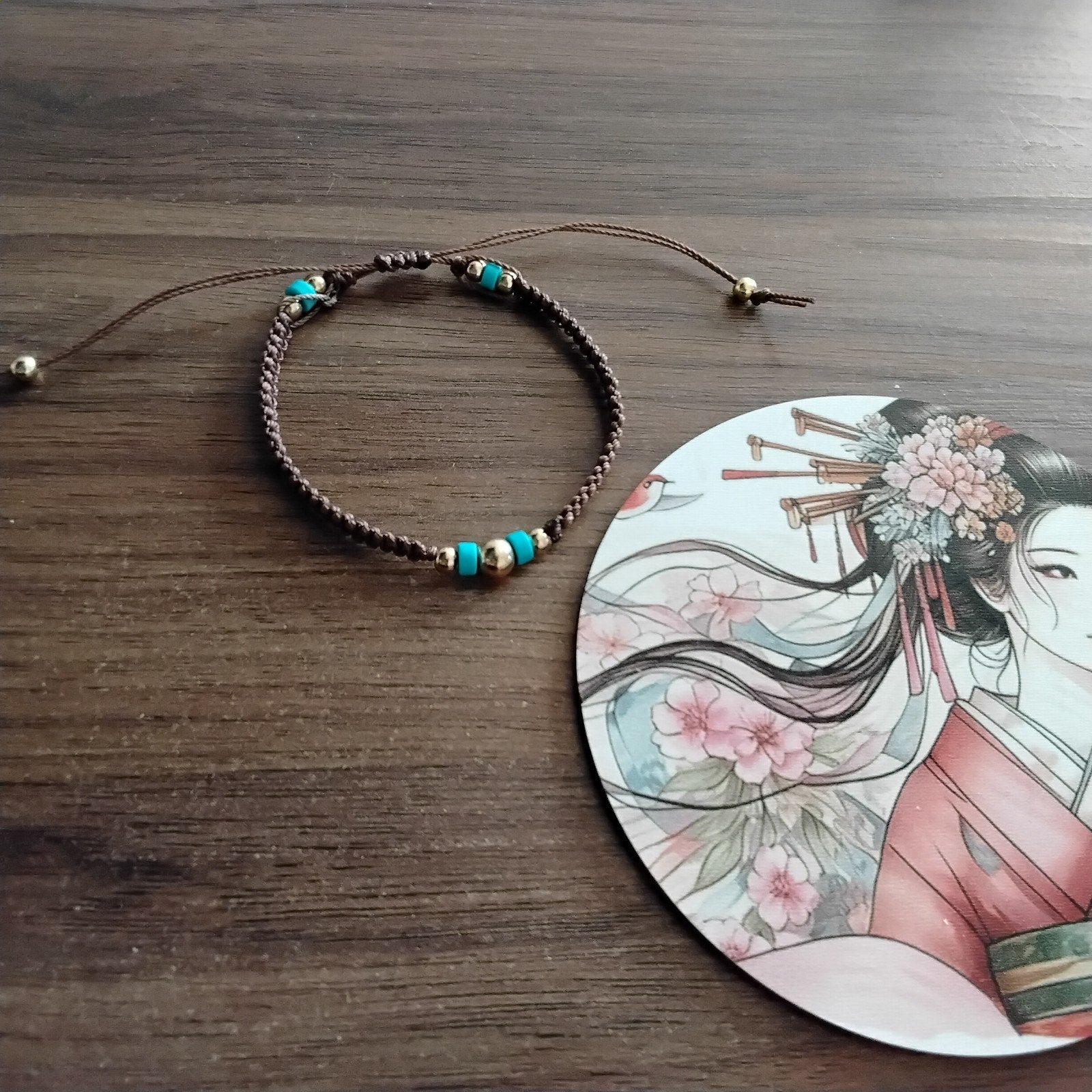 Armband, Sieraden, Tassen en Uiterlijk, Oorbellen, Ophalen of Verzenden, Nieuw, Bruin, Overige materialen