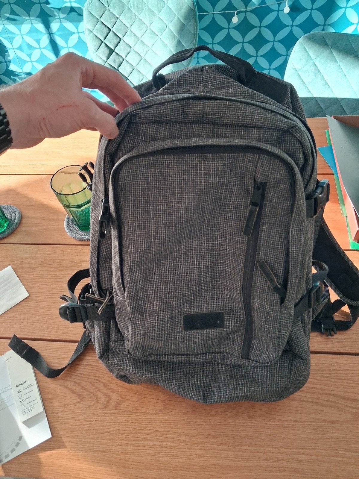 Eastpak Volker 08i Ash Blend 2 Rugtas - Met Garantie!, Sieraden, Tassen en Uiterlijk, 45 tot 60 cm, Gebruikt, Verzenden, 25 tot 40 cm