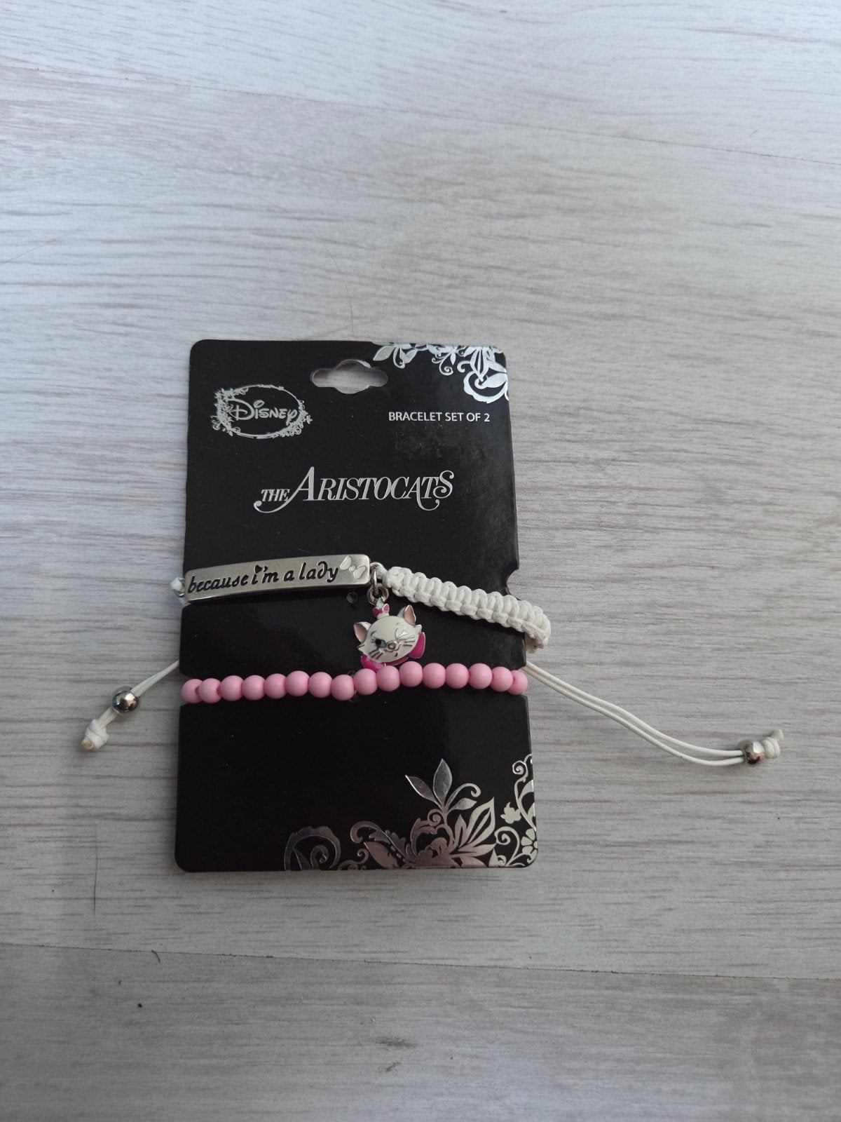 Disney The Aristocats Marie armbanden set, Sieraden, Tassen en Uiterlijk, Armbanden, Overige materialen, Verzenden, Wit, Nieuw