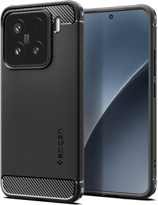 Spigen Rugged Armor Xiaomi 15 Zwart (Hoesje) *Nieuw*, Overige typen, Nieuw, Spigen 1, Ophalen of Verzenden