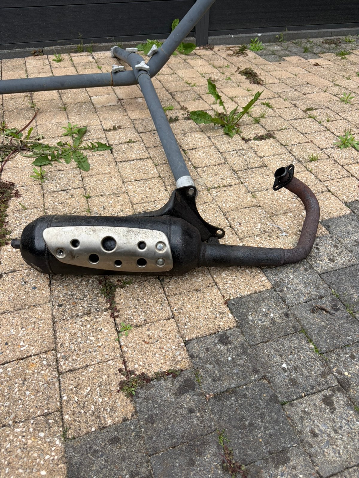 2t uitlaat, Ophalen, Gebruikt, Uitlaat, Piaggio