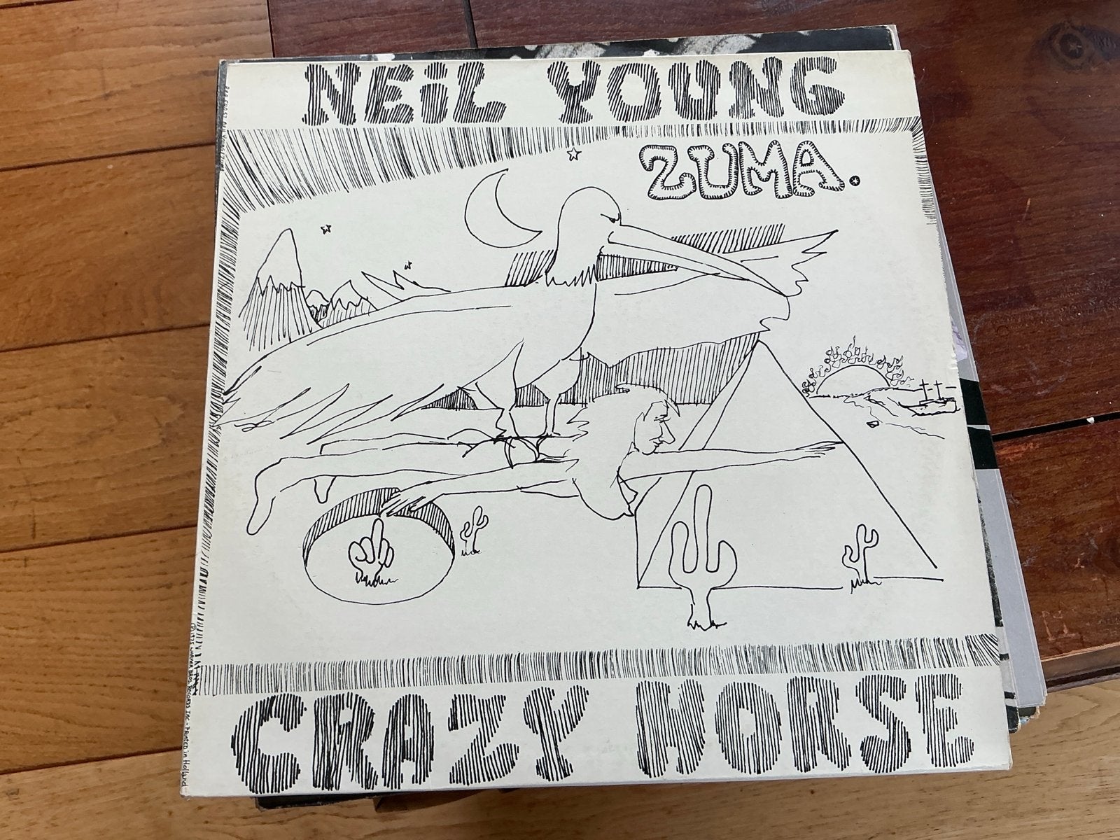 LP Neil Young & Crazy Horse - Zuma (Originele Persing), Originele persing, Ophalen of Verzenden, Gebruikt, 12 inch