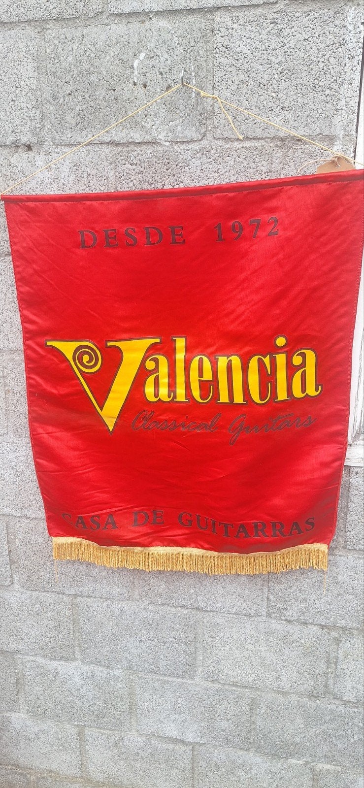 Valencia gitaren reclame vaan (31526), ., Overige typen, Ophalen of Verzenden, Valencia gitaren