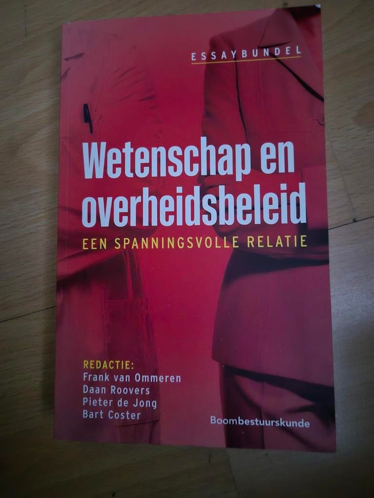 Wetenschap en overheidsbeleid - Essaybundel, Boeken, Ophalen of Verzenden