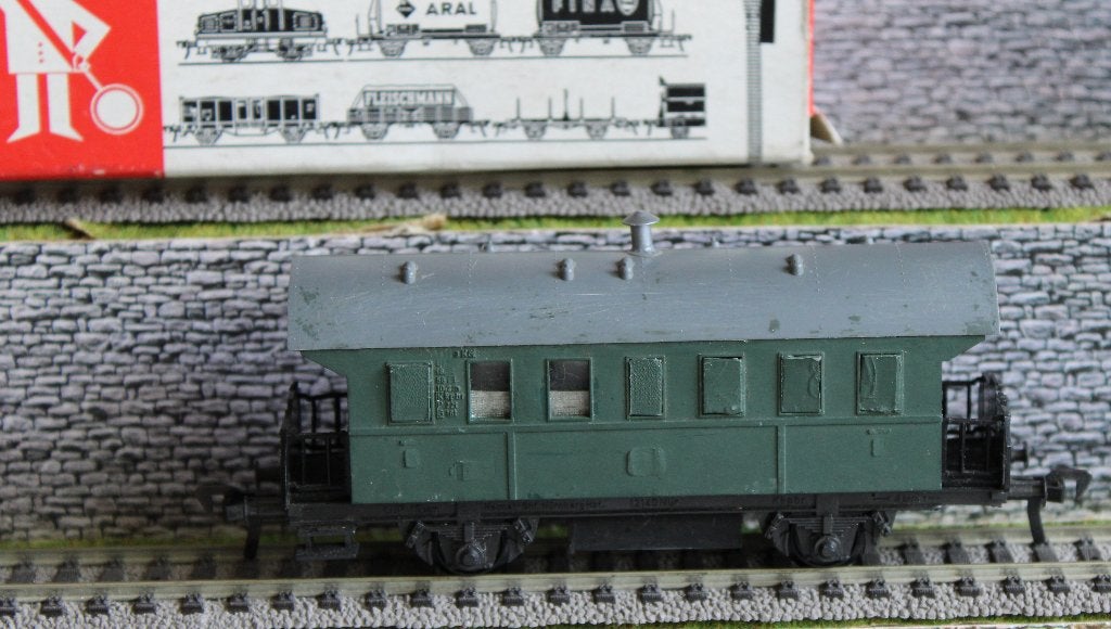 Post - bagagewagen, Gebruikt, Gelijkstroom, Fleischmann, Wagon