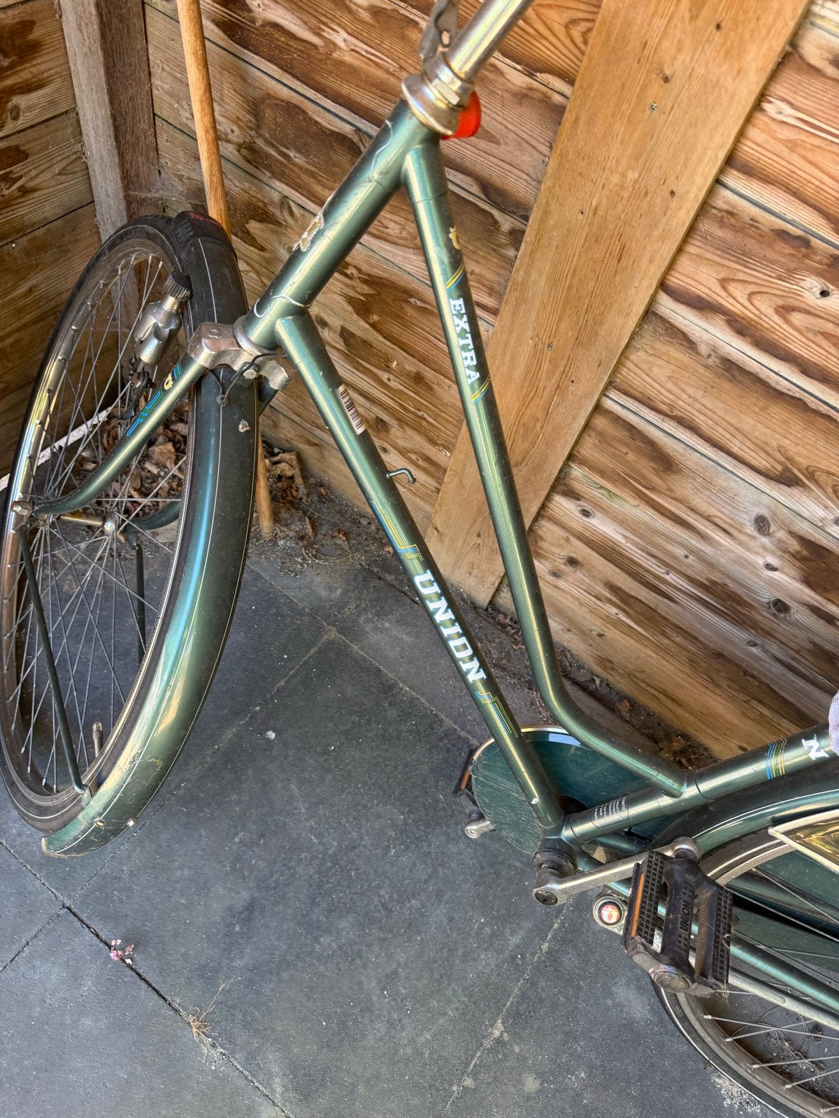 GRATIS AFHALEN - Union Extra Damesfiets - Groen, Fietsen en Brommers, Fietsen | Dames | Damesfietsen, Terugtraprem, Versnellingen