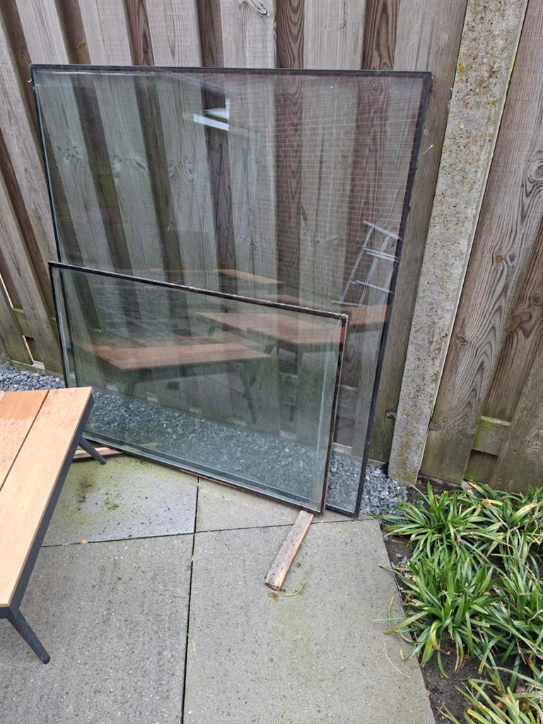 Grote glasplaten voor diverse toepassingen, Ophalen, Gebruikt, 160 cm of meer, Glasplaat