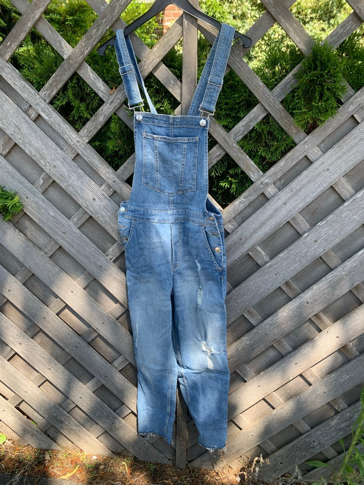 H&M Divided Denim Salopette Maat 38, Maat 38/40 (M), Blauw, Ophalen of Verzenden, Lang
