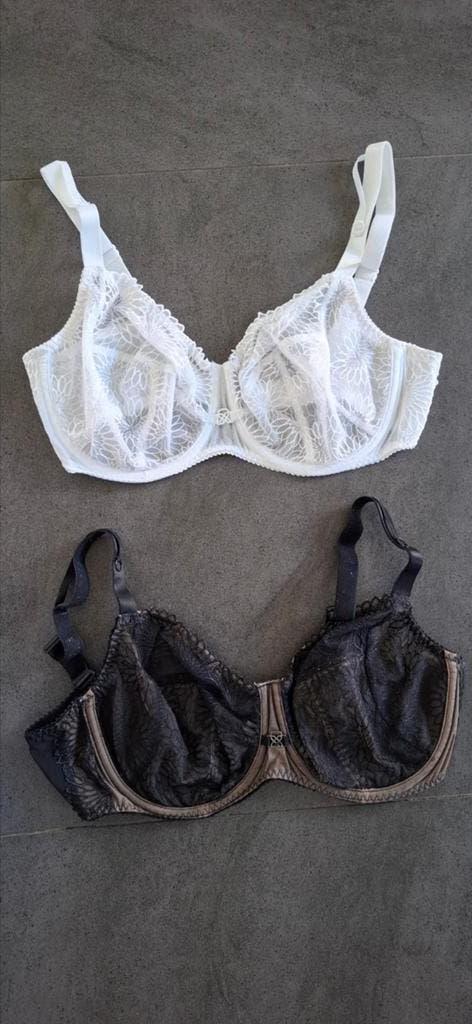 PrimaDonna BH's - Wit en Zwart - Maat 75F, PrimaDonna, Ophalen of Verzenden, Wit, BH