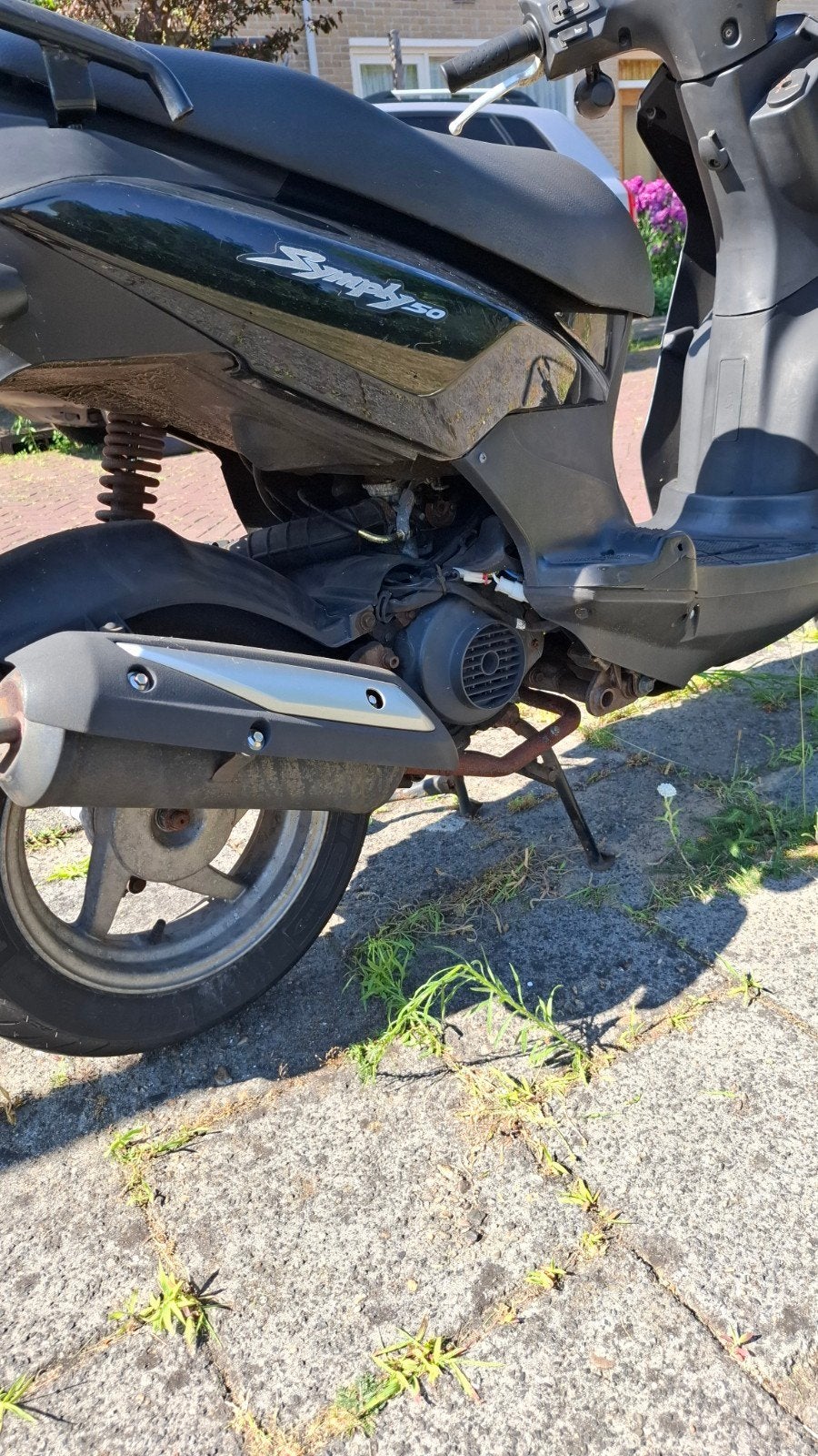 Heel fijne Sym Symply 50 Scooter (45km) met veel extra's, Ophalen, Gebruikt, Overige typen, SYM