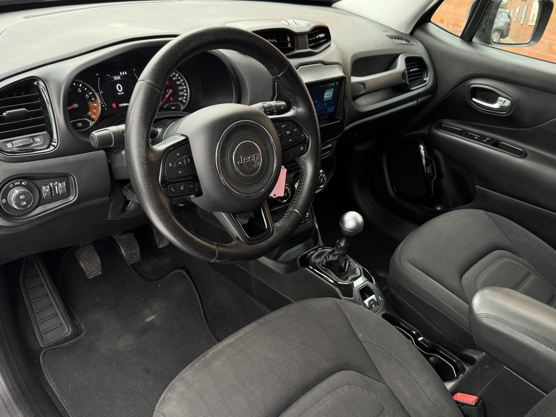 Jeep Renegade 110 E-Torq Black Line | Trekhaak | Carplay/And, Auto's, 12 maanden, Stof, Gebruikt, 4 cilinders