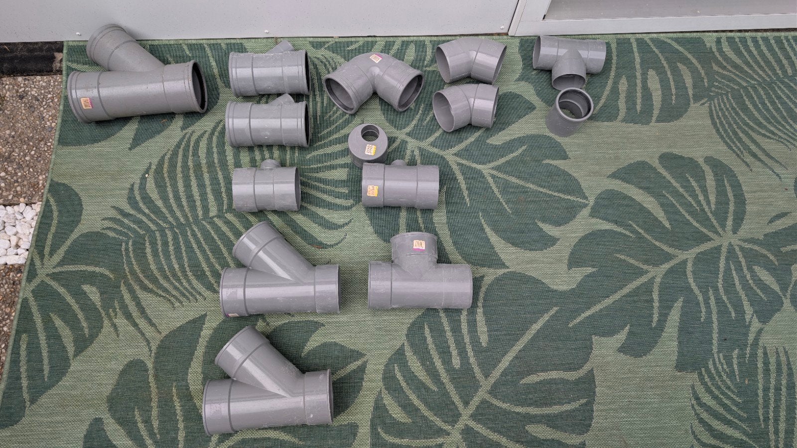 PVC hulpstukken 125, 110, 90 alles in één keer, Pvc, Overige typen, Nieuw, Ophalen of Verzenden