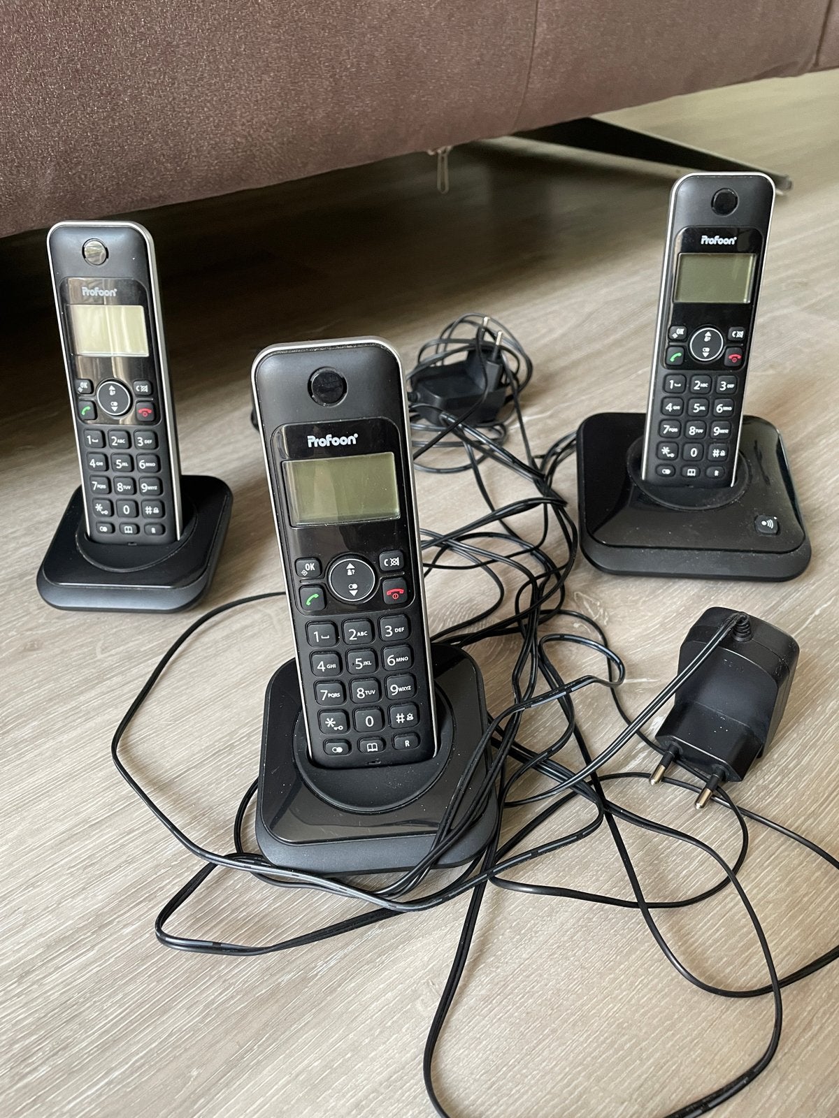 Profoon draadloze huistelefoons (3 stuks), Ophalen, Gebruikt, 3 handsets