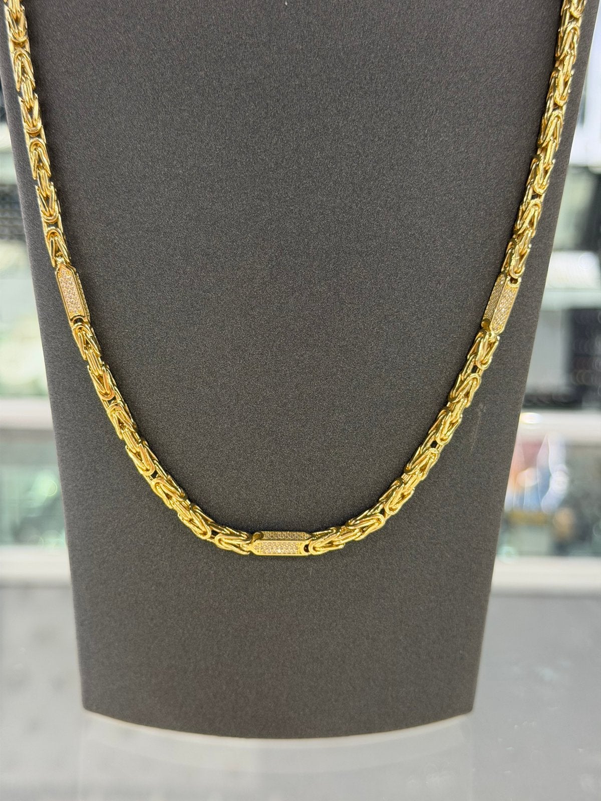 Foto 3 van 14 Karaat Goud - Konings Ketting - Massief - 70.31 Gram