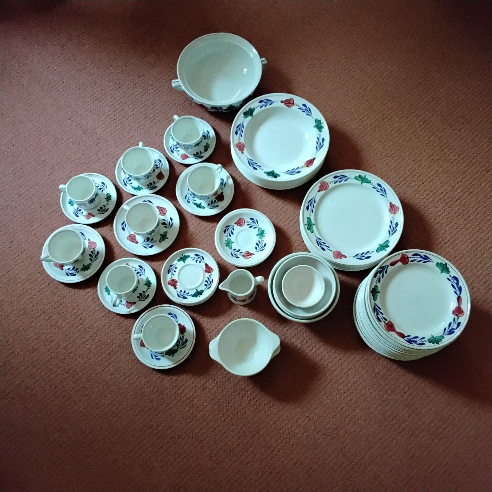 Boerenbont Boch servies delen, Antiek en Kunst, Ophalen of Verzenden