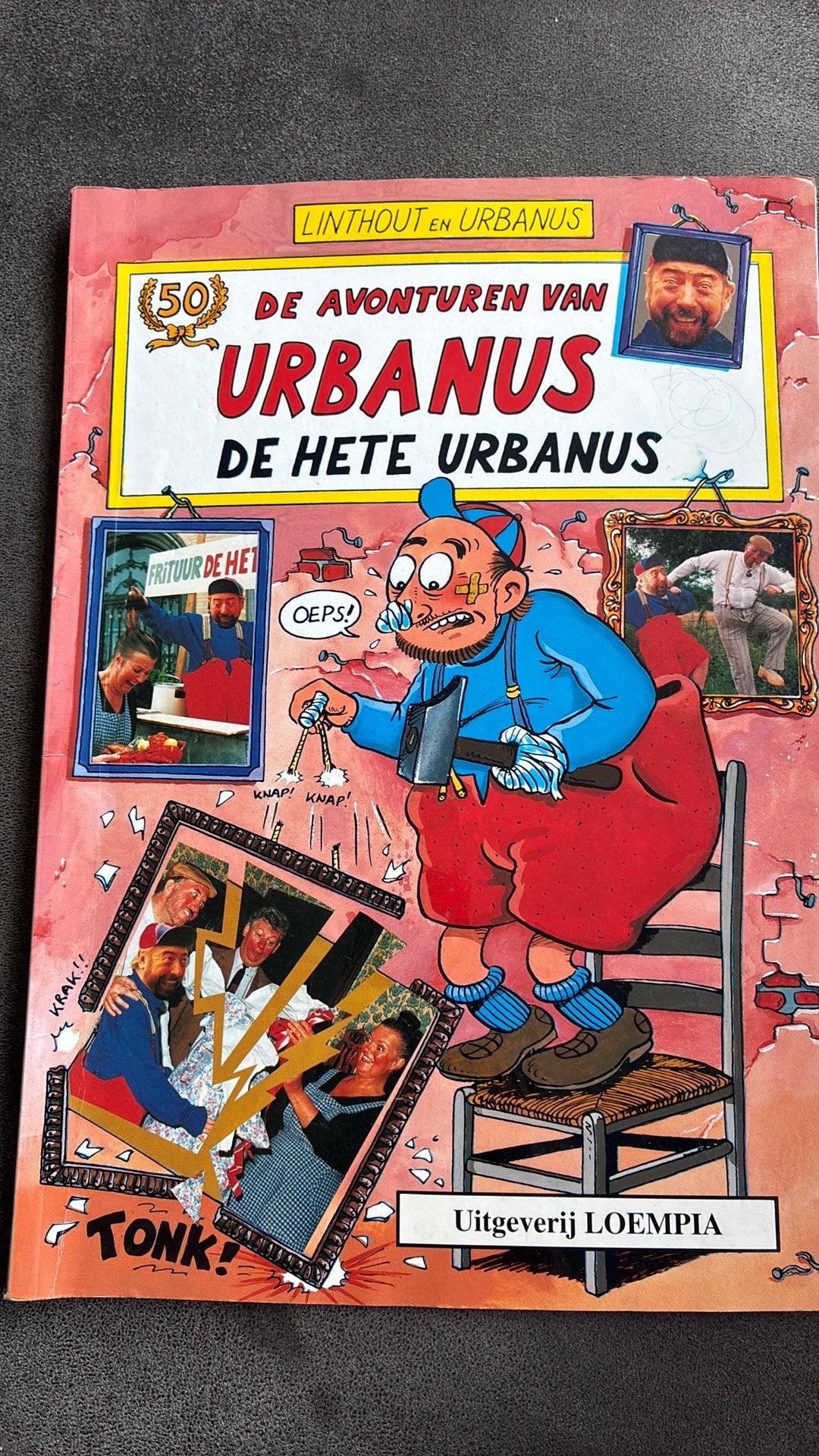 Urbanus - Avonturen van urbanus 50 hete urbanus, Gelezen, Eén stripboek, Ophalen of Verzenden, Urbanus