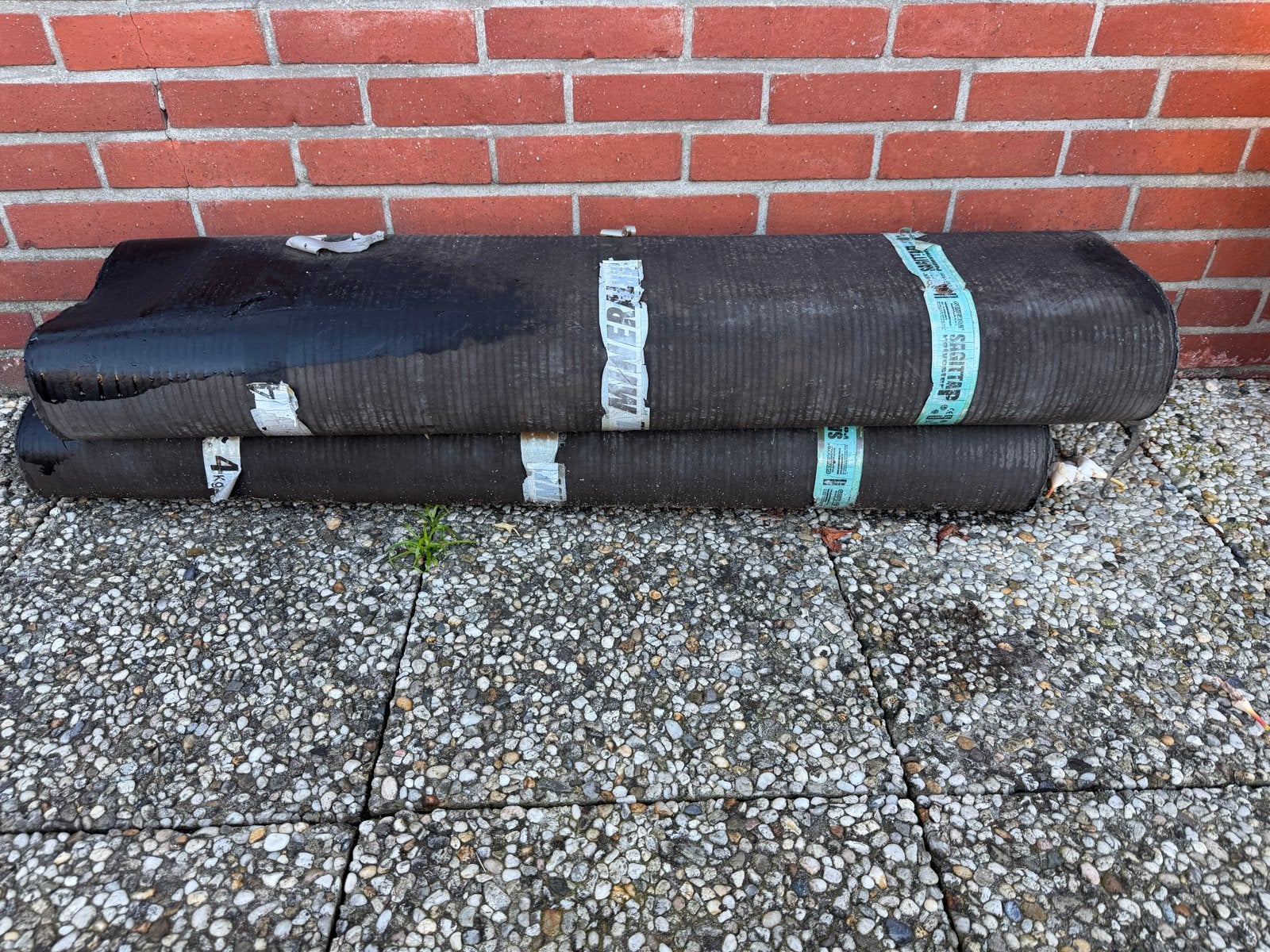 Dakleer rollen - Nieuw, ongebruikt, Ophalen, Overige materialen, 10 tot 15 m², Zwart