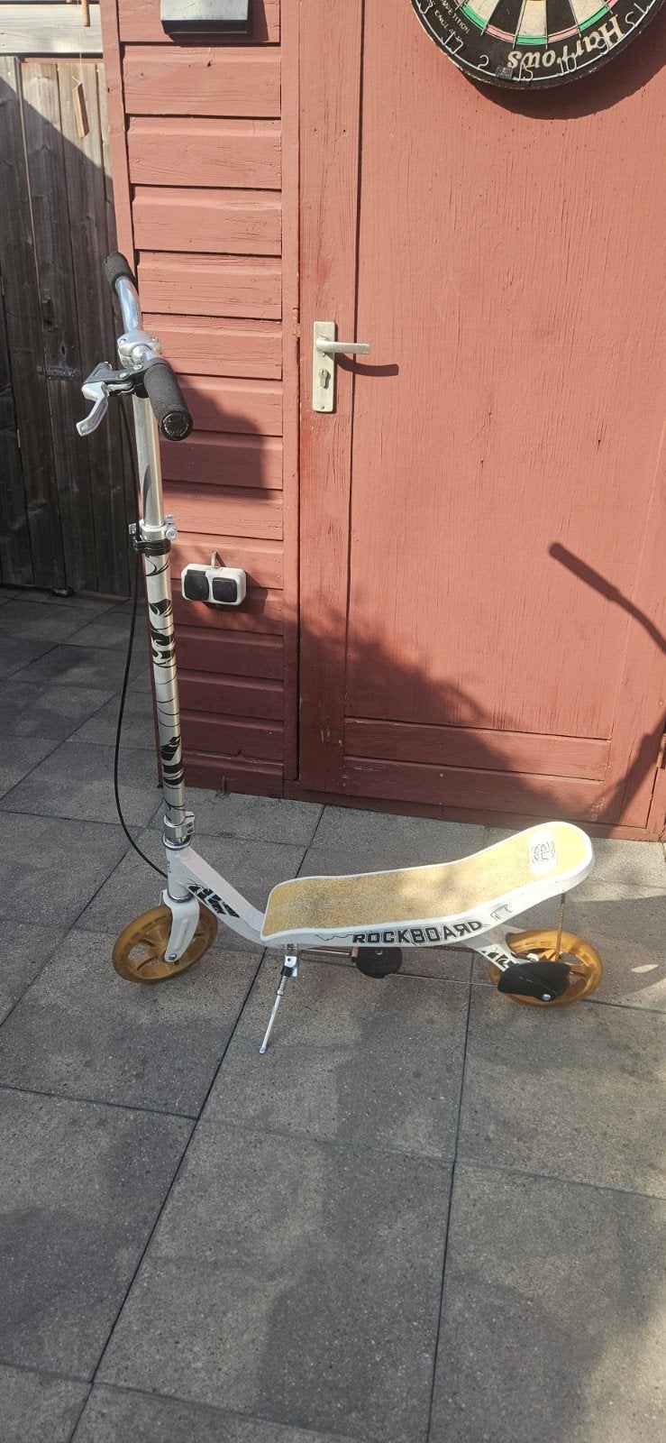 Space scooter/ Rockboard, Ophalen of Verzenden, Zo goed als nieuw, Kickbike, Rockboard