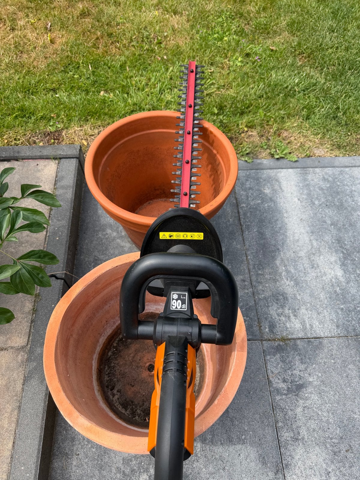 Worx WG260E.9 60cm Heggenschaar met Accu, Ophalen, Gebruikt, Accu