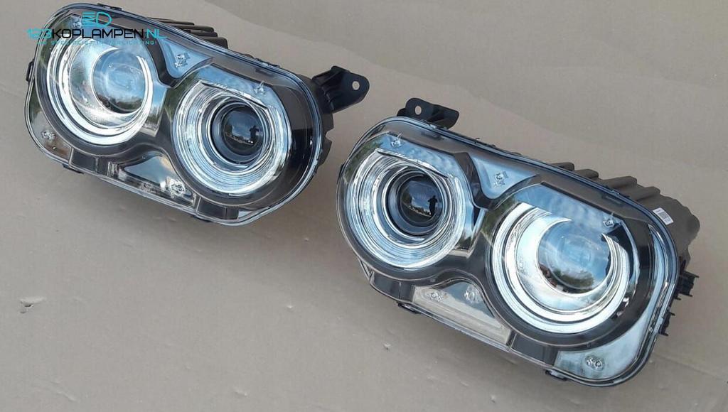Dodge Challenger Full LED koplamp koplampen links rechts, Auto-onderdelen, Verlichting, Ophalen, Gebruikt, -, -