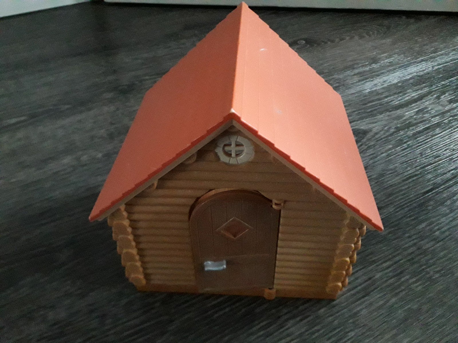 Leuk stevig plastic speelhuisje 13x14cm en overige, Kinderen en Baby's, Speelgoed | Educatief en Creatief, Ophalen, Gebruikt