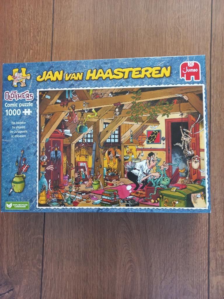 Jan van Haasteren legpuzzel, Ophalen, 500 t/m 1500 stukjes, Zo goed als nieuw, Legpuzzel