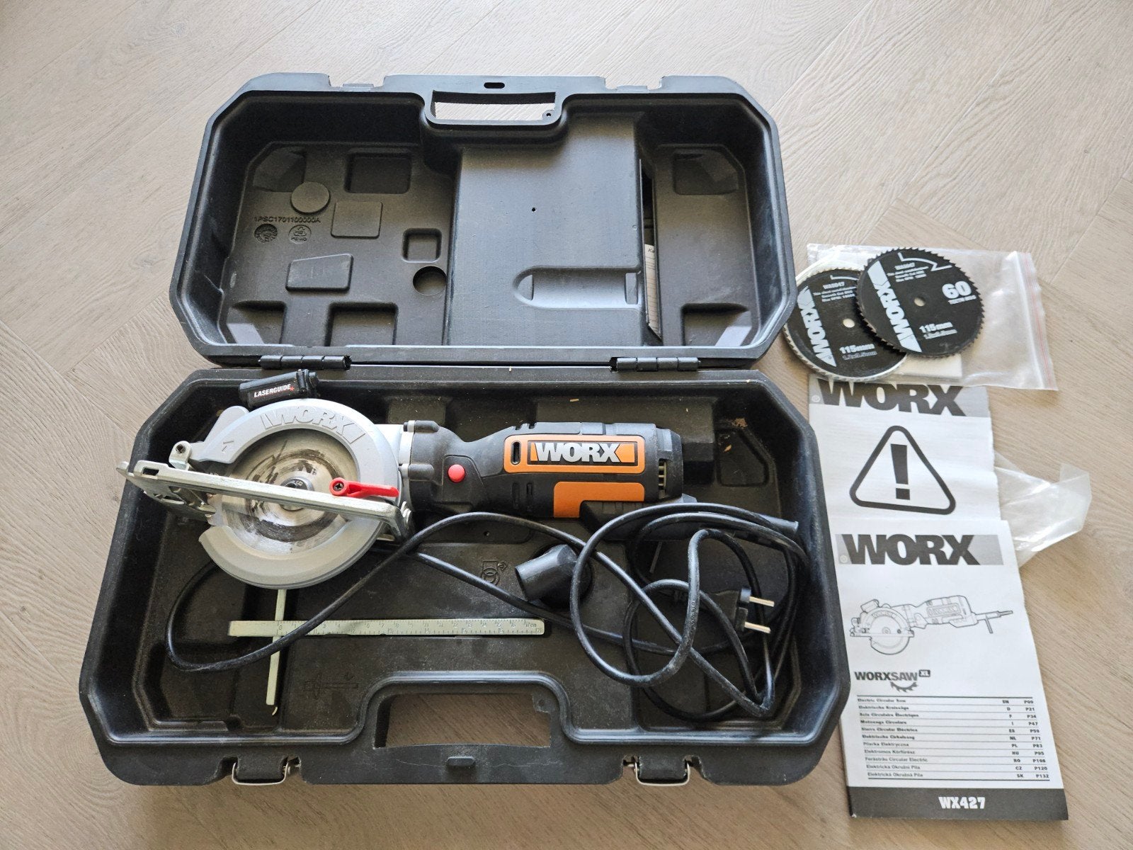 Worx WorxsawXL Hand Cirkelzaag, 700W, Cirkelzaag, Worx, 600 tot 1200 watt, Ophalen of Verzenden