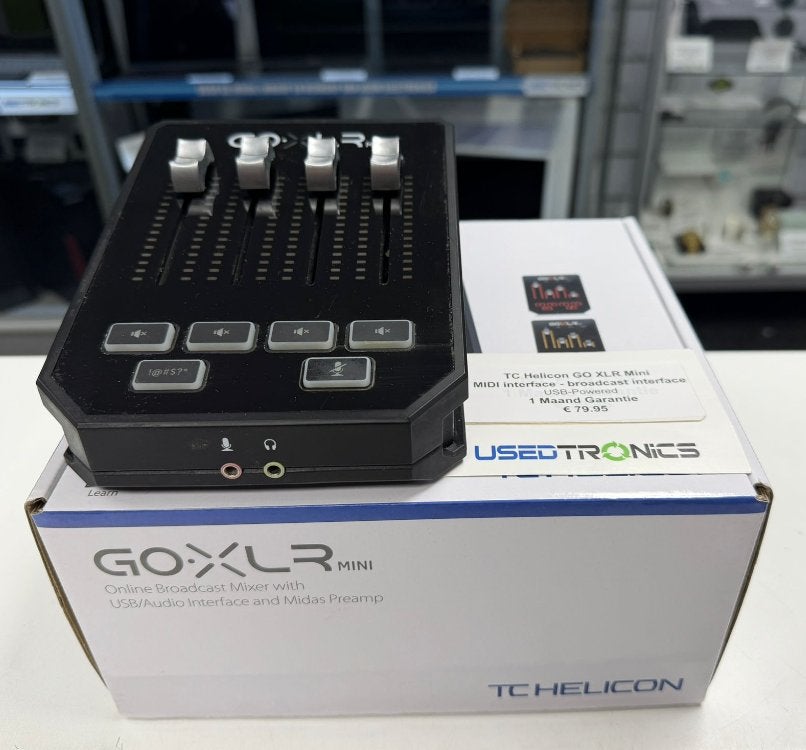 TC HELICON GO XLR Mini | MiDi Interface, Ophalen of Verzenden, Zo goed als nieuw, Minder dan 5 kanalen, Microfooningang