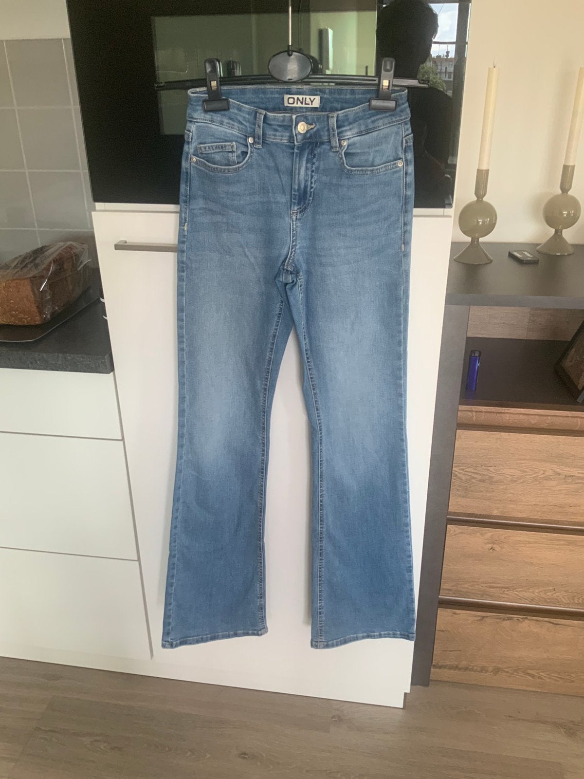 Zgan meisjes spijkerbroek van Only mt 32 heel klein prijsje, Kinderen en Baby's, Kinderkleding | Maat 176, Ophalen of Verzenden