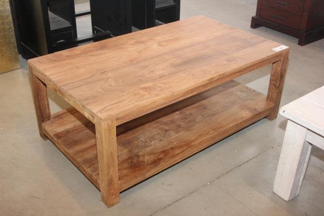 NIEUWE TEAKHOUTEN SALONTAFEL 120 x 70 x 50 cm flamant, Huis en Inrichting, Ophalen, Hout, Wilms, Nieuw