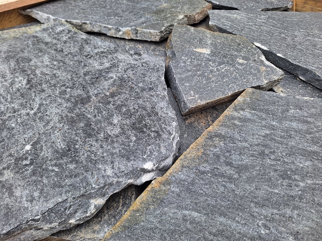 mooie collectie Griekse flagstones voor de scherpste prijzen, Ophalen of Verzenden, Nieuw, Natuursteen, Terrastegels