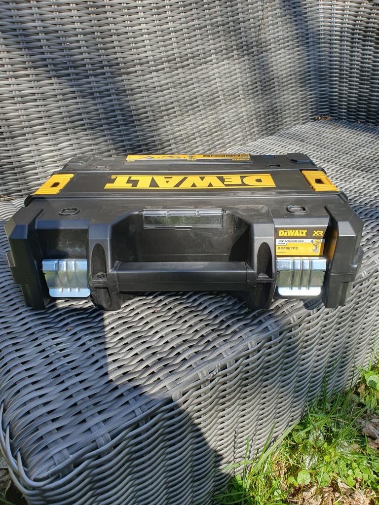Dewalt T-stak koffer - Lege gereedschapskoffer boormachine, Ophalen of Verzenden, Gebruikt