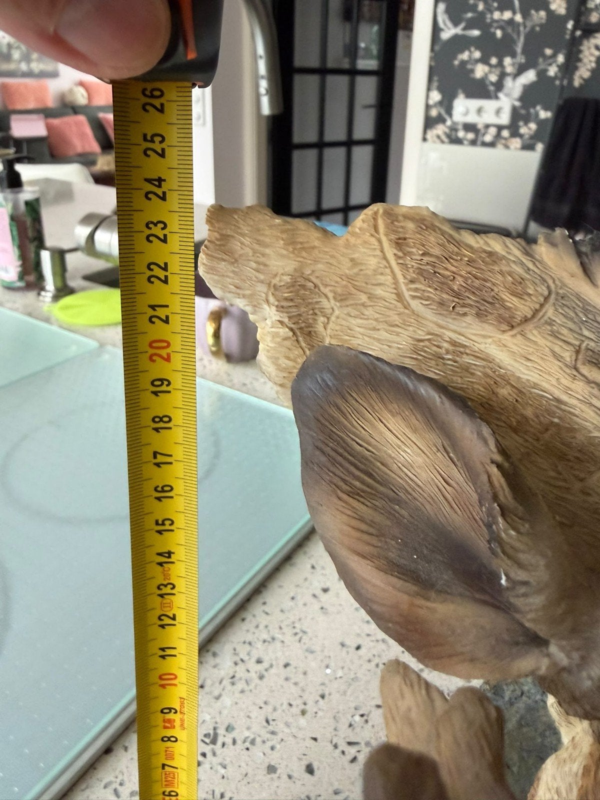 Giraffe beeld moeder en kind - decoratie, Ophalen of Verzenden, Zo goed als nieuw, Dier