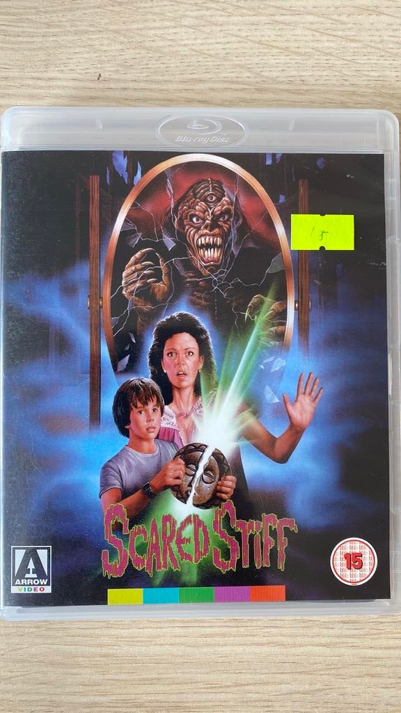 Scared stiff blu ray horror, Ophalen of Verzenden, Zo goed als nieuw, Horror