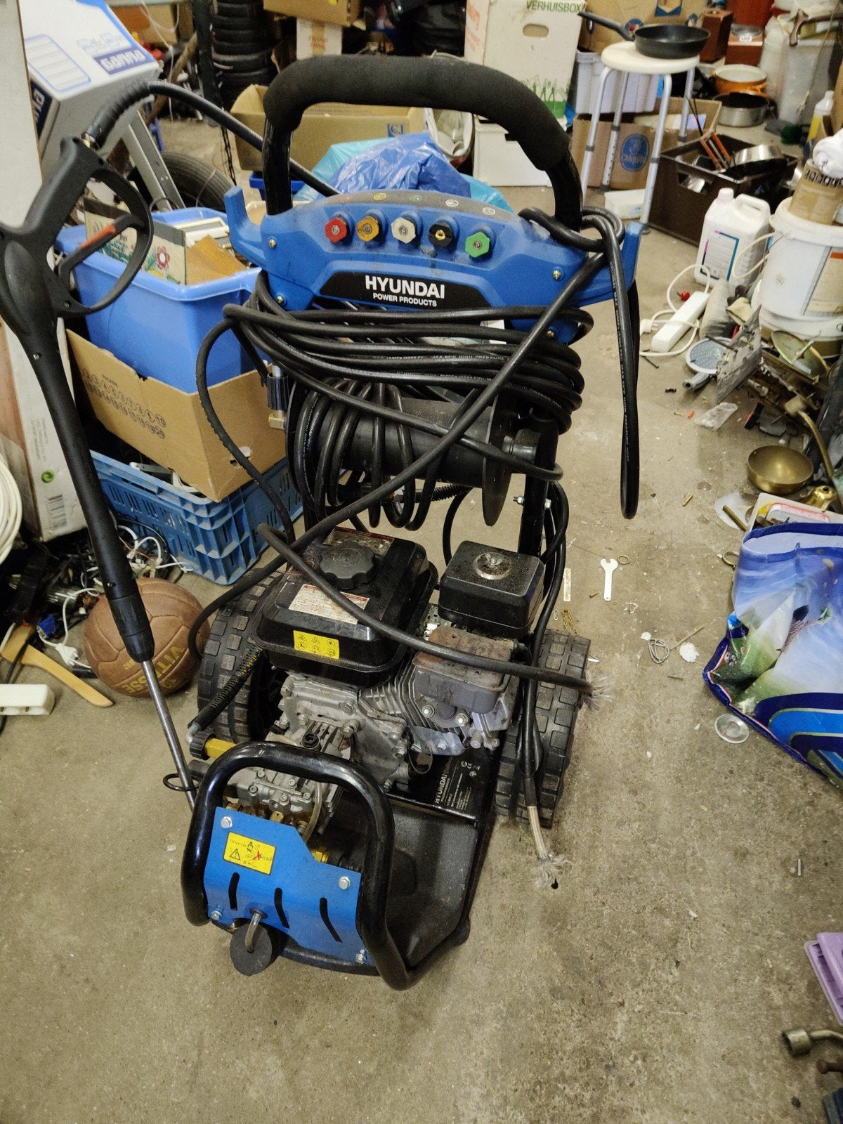 Hyundai 7PK 210CC Benzine Hogedrukreiniger, Ophalen, Gebruikt, Overige typen