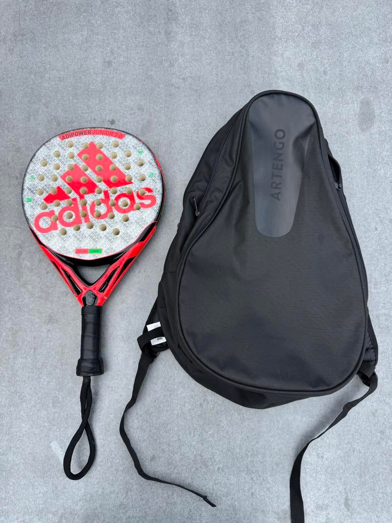 Adidas junior Padel racket en Artengo tas - Gebruikt, Ophalen of Verzenden, Gebruikt, Padelracket