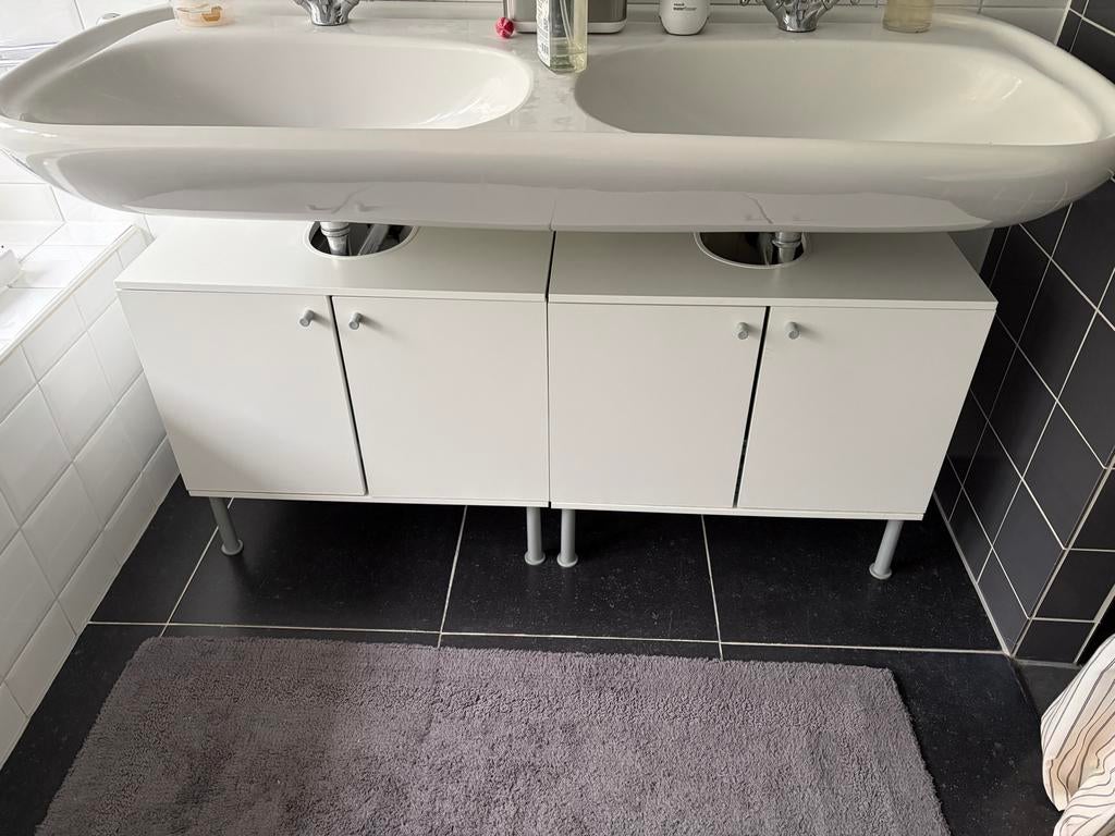 2x IKEA Fullen wastafelkasten, z.g.a.n., Ophalen, 50 tot 100 cm, Zo goed als nieuw, Minder dan 100 cm