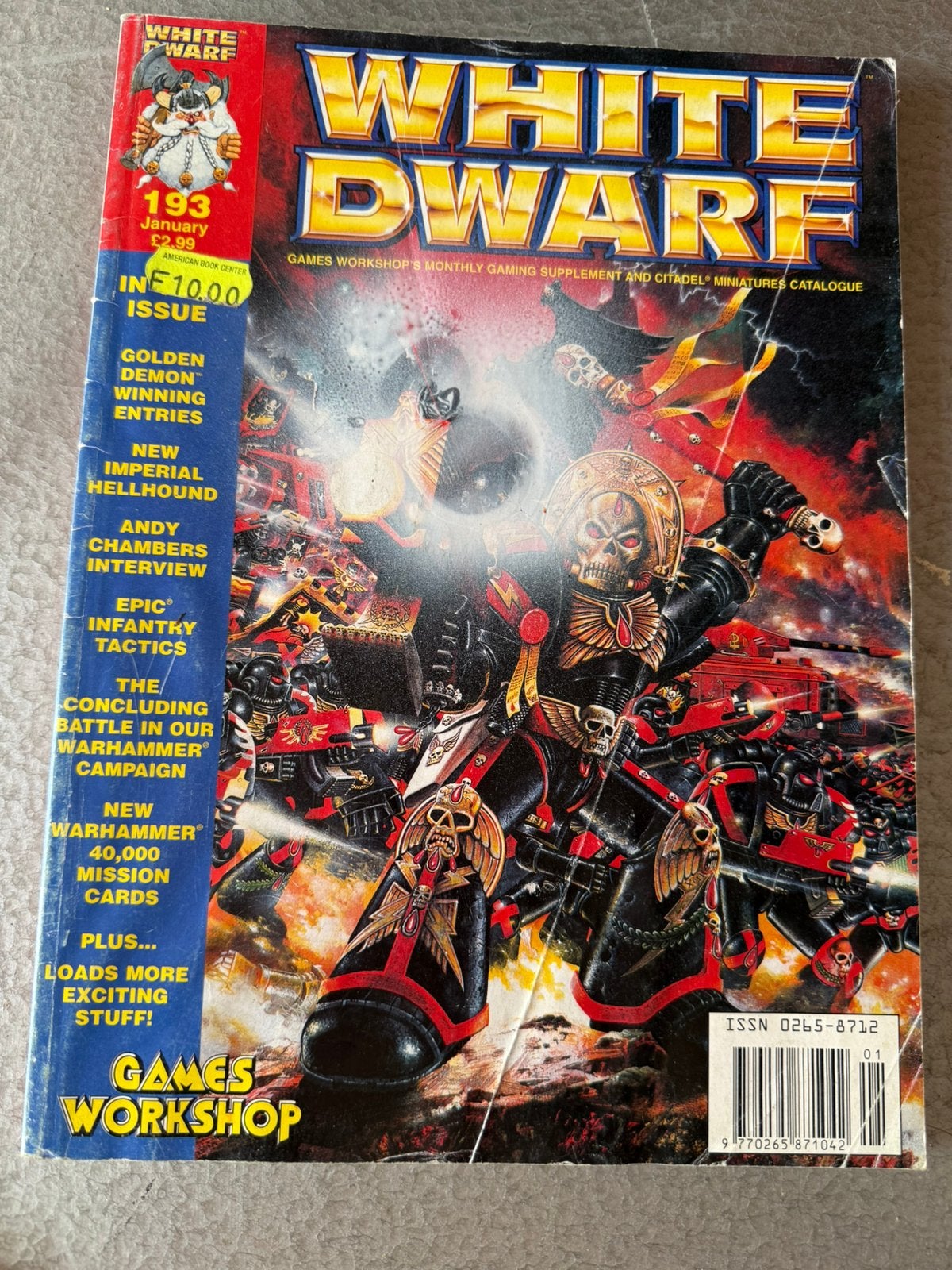 White Dwarf 193 jan 1996, Ophalen of Verzenden, Gebruikt, Warhammer, Boek of Catalogus