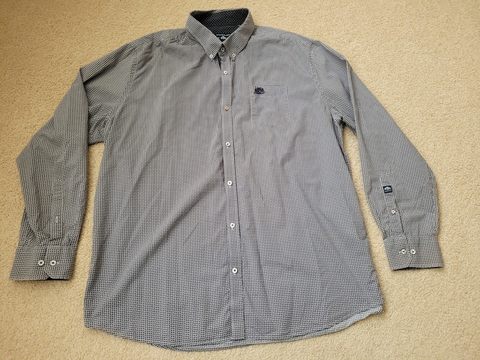 State of Art overhemd 3XL met patroon, State of Art, Meerkleurig, Ophalen of Verzenden, Zo goed als nieuw