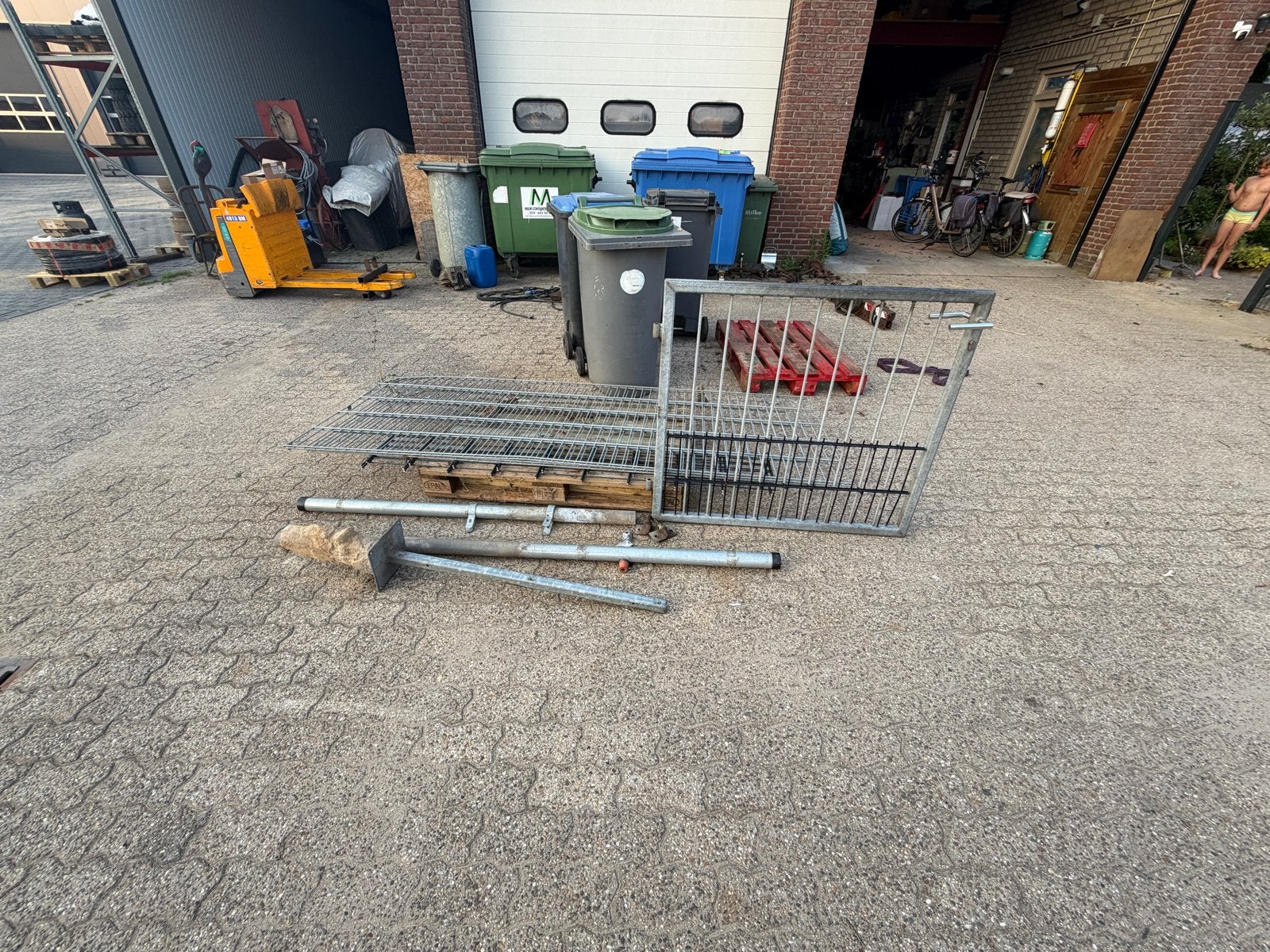 Loop poort, Tuin en Terras, Tuinhekken en Hekwerk, Ophalen, Met poort, Gebruikt, Overige typen