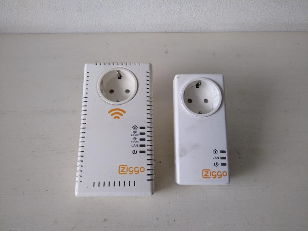 Ziggo Powerline WiFi Booster set – Sterk & Stabiel Internet, Ophalen of Verzenden, Gebruikt, Ziggo