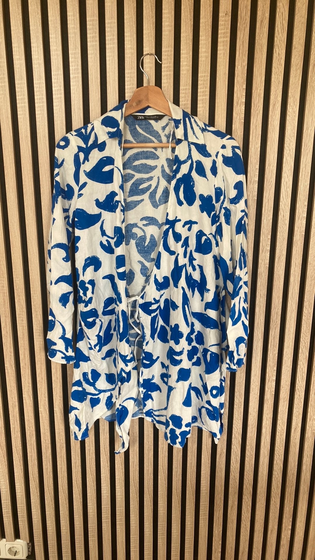 Wikkeljurkje Zara XS Linnen/Viscose, Beige, Ophalen of Verzenden, Zo goed als nieuw, Maat 34 (XS) of kleiner