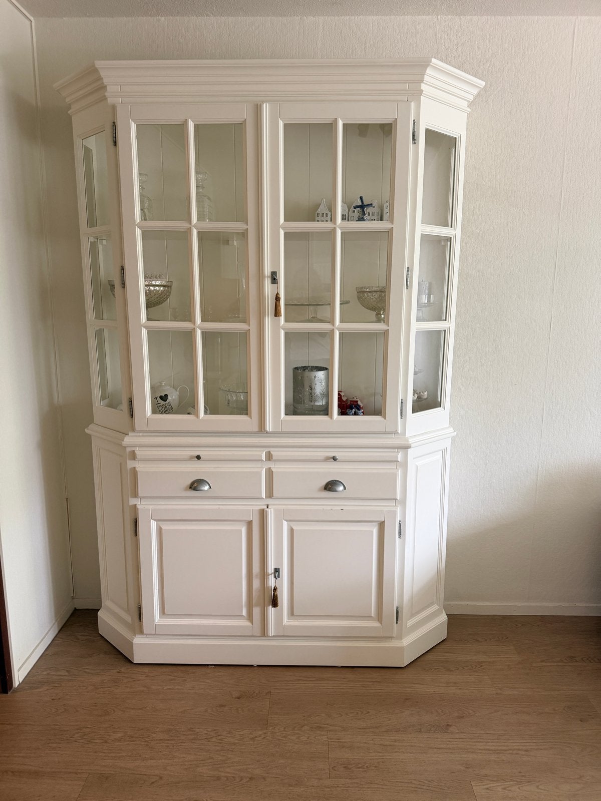Witte buffetkast, Ophalen, Gebruikt, 200 cm of meer, 150 tot 200 cm