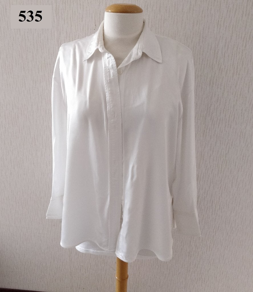 Witte Blouse van Zara, Ophalen of Verzenden, Maat 36 (S), Gedragen, Wit
