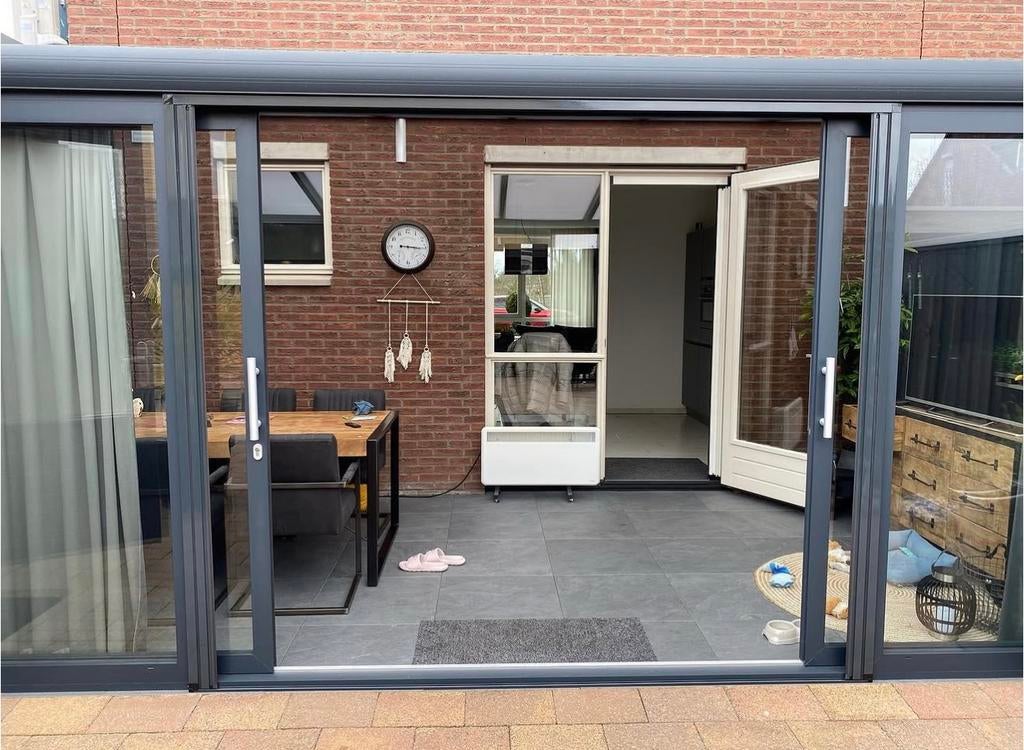 Plissé Hordeur op Maat | Luxe Afwerking | Veranda | deur, Ophalen of Verzenden, Nieuw, Hordeur, 215 cm of meer