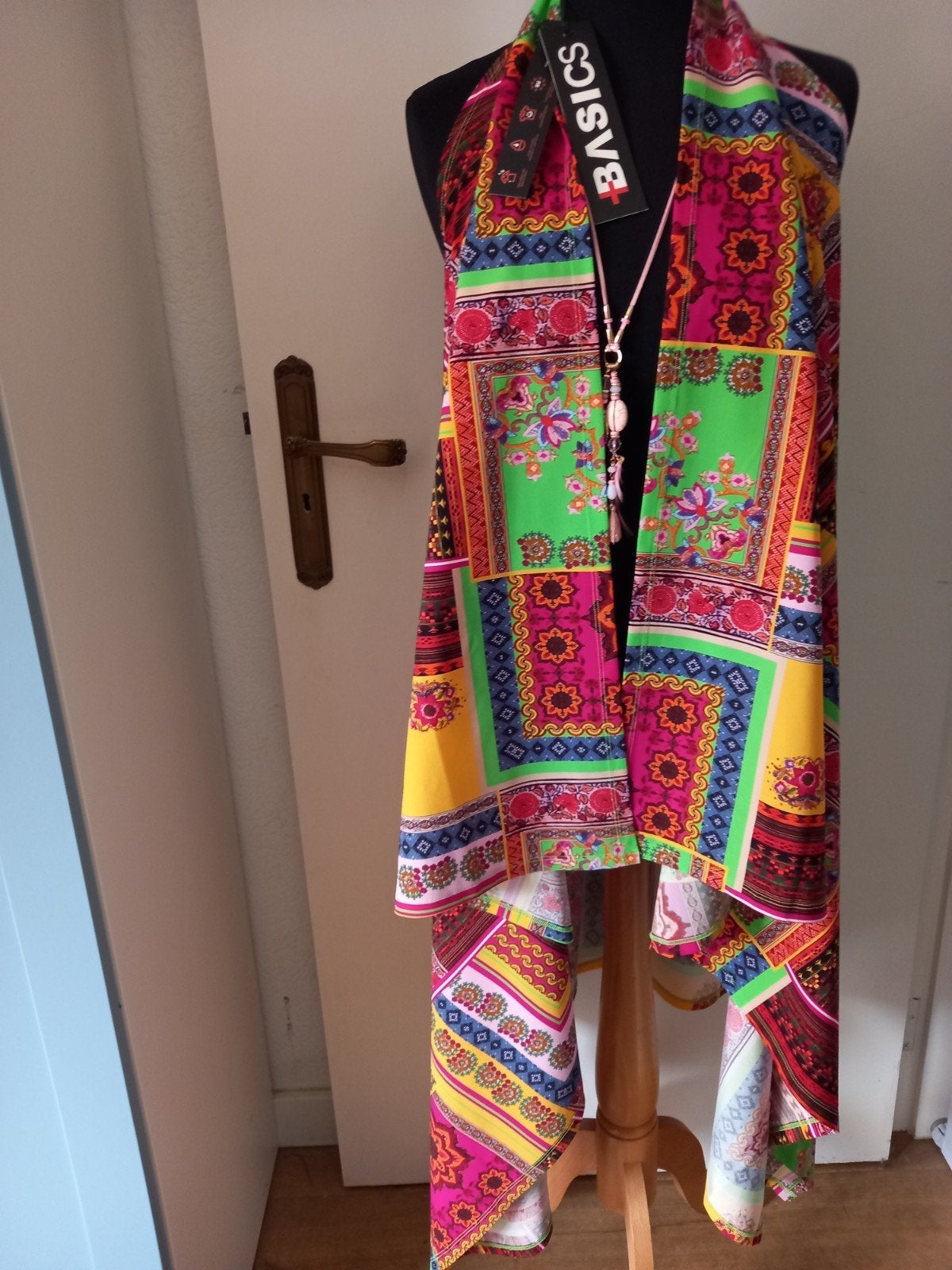 Beach wrapp plus basics .travelstof., Ophalen of Verzenden, Zo goed als nieuw, Blauw, Blouse of Tuniek